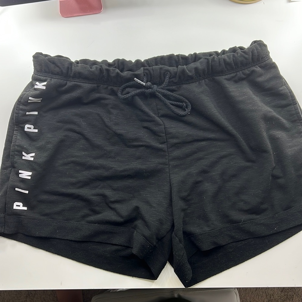 PINK Black Shorts